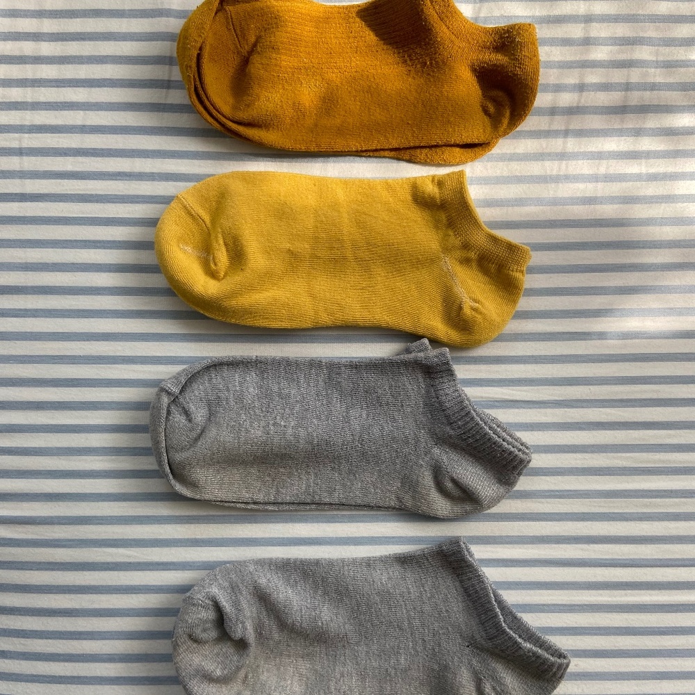 4 pack ankle socks  multi color